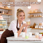 Silicone Measuring Cups Set 10Pcs 125ml - Image 9