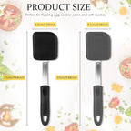 Silicone Cookie Spatula Turner 2 Pack Mini Brownie Spatula Flexible Kitchen - Image 2