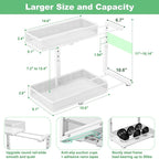 Under Sink Organizer, High Adjustable 2 Tier Under Sink Organizers and Storage - Image 4
