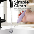 Zulay Kitchen Patented Tornado Triple Whisk Milk Frother - Image 9