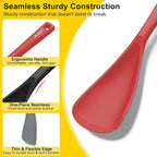 Beijiyi 3 Pack Silicone Cooking Spoons, 12.6 In Multifunction Spatula Spoon - Image 3