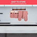 Oven Mitts and PotHolders Sets, Non-Slip Neoprene Oven Mitts are Suitable - Image 7