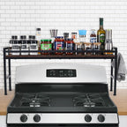 Spice Rack Shelf for Kitchen Stove，Stove Top Shelf by WESLINKEJI