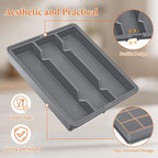 Silverware Organizer, Expandable Utensil Drawer Organizer - Image 6