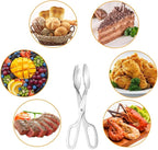 2 PACK Buffet Tongs, Stainless Steel Salad Tongs, Serving Tongs - Image 5