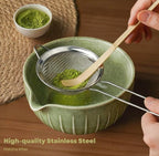 Matcha Whisk Set with Matcha Bowl - Image 2