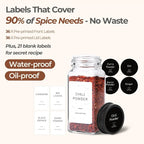 ComSaf 15Pcs 4oz Glass Spice Jars - Image 2