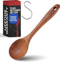 PriorityChef Handcrafted Teak Wooden Spoon by PriorityChef