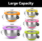KITEISCAT Stainless Steel Mixing Bowls - Image 2