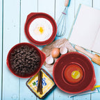 Glad Mixing Bowls with Pour Spout, BPA Free, Dishwasher Safe Plastic | Kitchen - Image 2