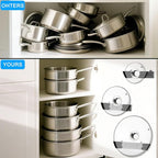 Adjustable Universal Pot Lid Holder Organizer - Image 6