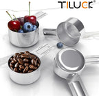 TILUCK Stainless Steel Measuring Cups & Spoons Set, Cups and Spoons, Kitchen - Image 6