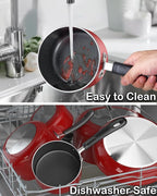 Cook N Home Non Stick Sauce Pan, 1 Quart Saucepan - Image 6