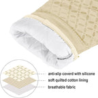 KEGOUU Oven Mitts and Pot Holders 6pcs Set, Kitchen Oven Glove High Heat - Image 4