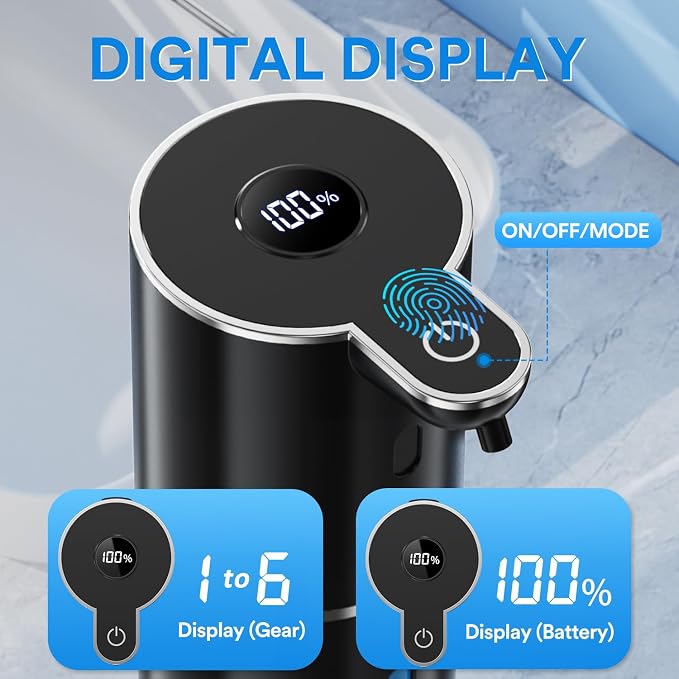 Automatic Foaming Soap Dispenser Touchless, Rechargeable Electric Hand ＆ Dish - Image 2