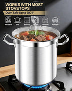 STOCKPOT Stainless Steel 20 Quart Stockpot - Image 5