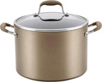Anolon Advanced Home Hard-Anodized Nonstick Wide Stock Pot/Stockpot by Anolon