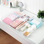 STORi SimpleSort 3-Piece Stackable Clear Drawer Organizer Set | 12" x 6" x 2" - Image 7