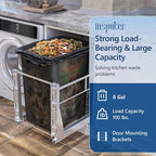 Insputer 8 Gal Pull Out Trash Can Under Cabinet, Heavy Duty Under Sink Garbage - Image 2