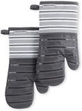 KitchenAid Albany Oven Mitt 2-Pack Set, Charcoal Grey by KitchenAid