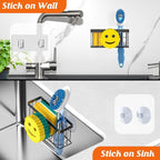 MURLONG Sponge Holder Smiley Face, Sink Caddy - Image 7