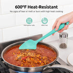 High Heat Resistant Silicone Spatula: U-Taste 600ºF Hot-Proof Food Grade Rubber - Image 3