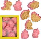8 Piece Unicorn Cookie Cutter Set - Image 2