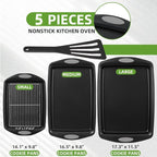 5-Piece Nonstick Baking Pans Set - Image 2