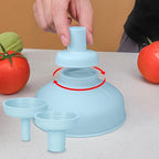 Wide Mouth Kitchen Funnel, Food Grade Plastic Cooking Canning Funnel - Image 9