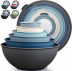 Zulay Kitchen 12 Piece Plastic Mixing Bowls by ZulayKitchen