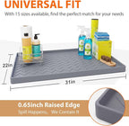 TigeJoy 31" x 22" Under Sink Mats - Image 2