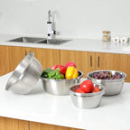 304 Stainless Steel Microporous Colander, 5QT Large Capacity - Image 2