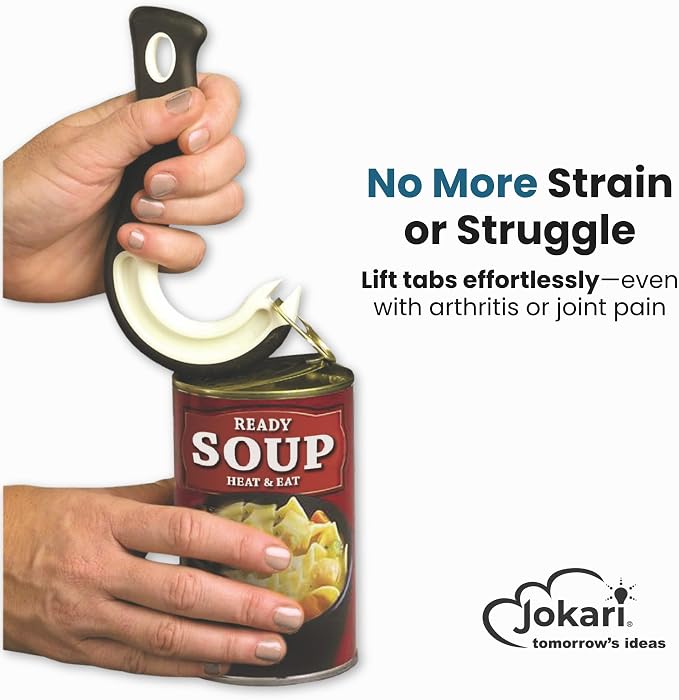 Ultimate Easy Open Ring Pull Can Opener 3 Pack by Jokari. Durable Non Slip - Image 2