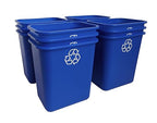 United Solutions 7 Gallon / 28 Quart Space Saving Recycling Bin, Fits Under - Image 3