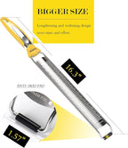 Ourokhome Kitchen Lemon Zester, Stainless Steel Hand Held Parmesan Cheese Grater - Image 4