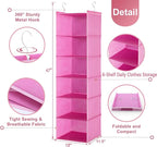 MAX Houser 6-Shelf Hanging Closet Organizer, Hanging Storage Shelves - Image 3