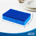 HOMEXCEL Sponges Kitchen 24pcs, Non-Scratch Scrub Dish Sponge Safe on Non-Stick - Image 5