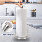 NearMoon Standing Paper Towel Holder, Kitchen Paper Towel Tissue Holder- - Image 5