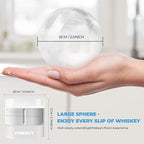 Silicone Ice Ball Mold with Lid, 4 Pack – 2.5 Inch Large Sphere Round Ice Maker - Image 2