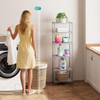SINGAYE 6 Tier Shelf Wire Shelving Adjustable Storage Shelves Rack Standing - Image 2