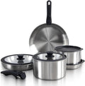 GOURMETIFIC® Stainless Steel Cookware Set by Unknown