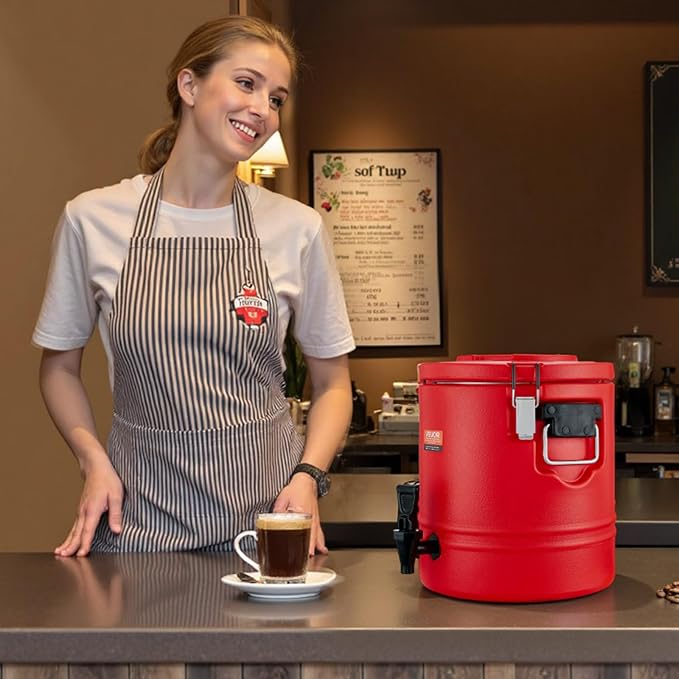 VEVOR Insulated Beverage Dispenser, 3 Gal/11.4L Thermal Hot and Cold Drink - Image 8