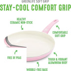 GreenLife Non Stick Fry Pan Set, Non-Toxic PFAS-Free Ceramic Skillets, - Image 4