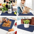 WISELIFE Dish Drying Mat Super Absorbent Drying Mat Large Dish Drying Mats - Image 7