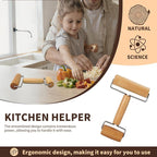 Small Wooden Rolling Pin for Dough Mini Dough Roller - Image 3