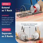 Better Things Home 5.5” Wide 12-Slot Adjustable Pot Lid Organizer - Image 5