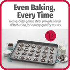 GoodCook Everday Nonstick Carbon Steel 15” x 21” Baking Sheet Set, 2 Pack – - Image 3