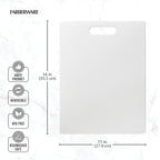 Farberware Large Cutting Board, Dishwasher- Safe Plastic Chopping Board - Image 5
