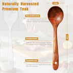 Wooden Spoons for Cooking - Image 2