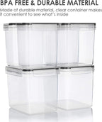 Vtopmart Airtight Food Storage Containers 6 Pieces - Image 7
